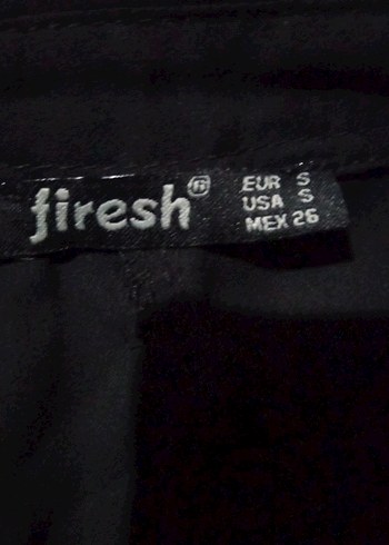 Siyah Kemerli Mini Bluz, Boğazlı, Uzun Kollu - Görsel 8