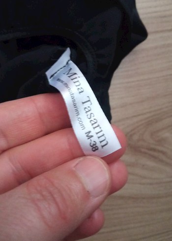 Dantel Detaylı Siyah Bohem Bluz - Görsel 8