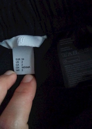 H&M Siyah Kadın Pantolon - Görsel 7