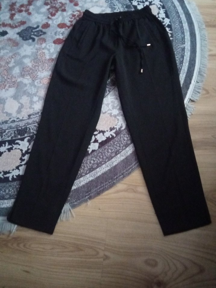 H&M Siyah Kadın Pantolon - Görsel 5