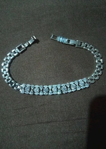 XUPING Çelik Gri Yılan Desenli Boncuklu Kadın Bileklik - Görsel 4