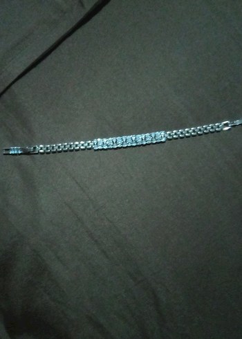 XUPING Çelik Gri Yılan Desenli Boncuklu Kadın Bileklik - Görsel 3