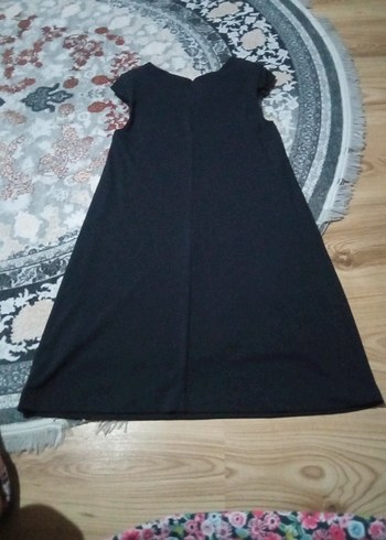 MANGO Siyah V Yakalı Midi Kadın Elbise - Görsel 8