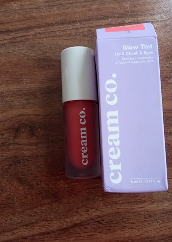 Cream Co. Glow Tint Pastel Bej Dudak Parlatıcısı - Görsel 5