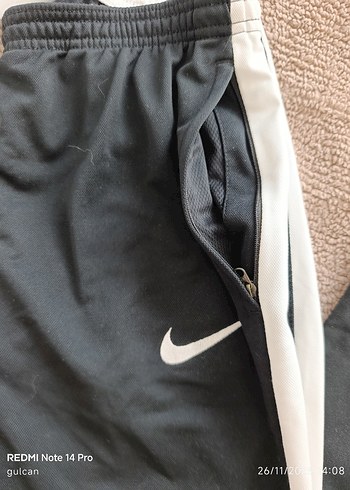 Nike Siyah Fermuarlı Erkek Eşofman Altı - Görsel 3