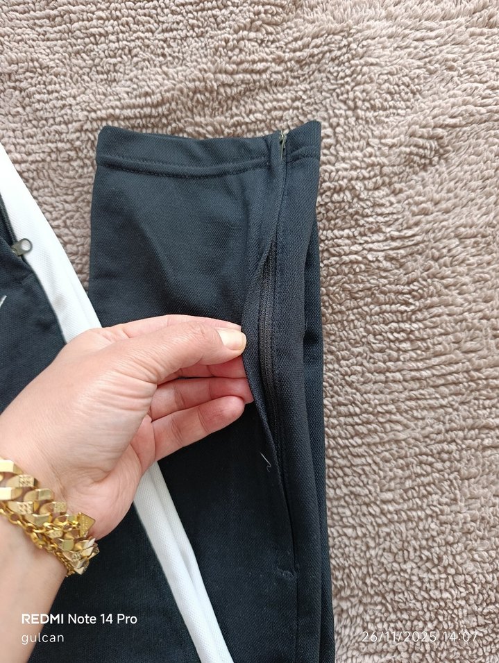 Nike Siyah Fermuarlı Erkek Eşofman Altı - Görsel 2