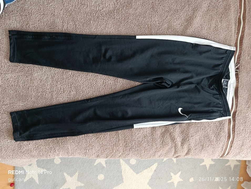 Nike Siyah Fermuarlı Erkek Eşofman Altı - Görsel 5