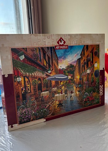 2000 Parça Art Puzzle İtalya Sokağı - Görsel 5