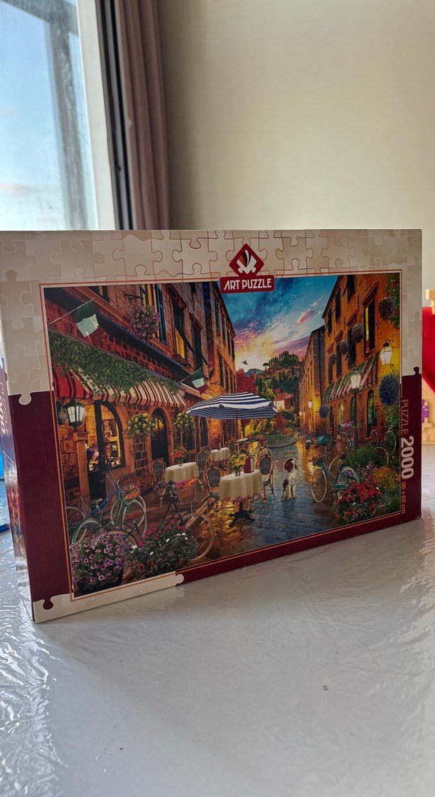 2000 Parça Art Puzzle İtalya Sokağı - Görsel 5