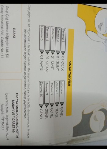  Beden Fen bilimleri deneme kitabı 8.sınıf