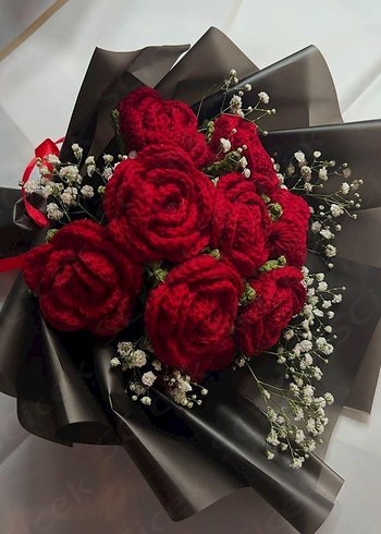 El Örgüsü çiçek buketleri - Görsel 6