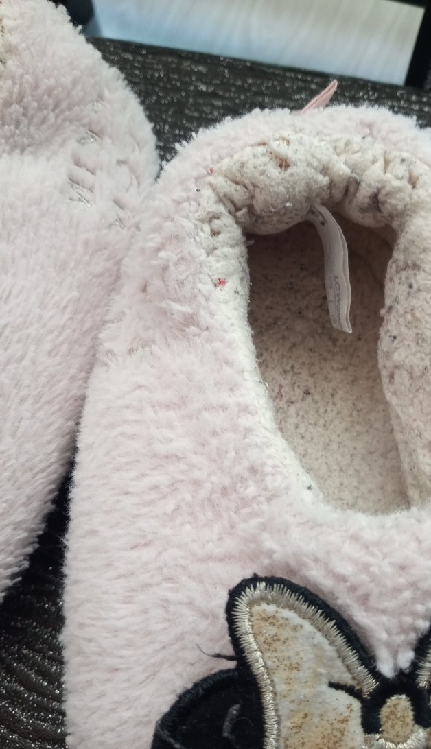 Kız Çocuk Pembe Sıcak Nakışlı Ev Terliği - Görsel 4