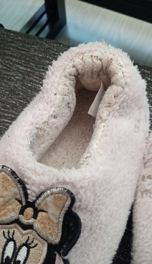 Kız Çocuk Pembe Sıcak Nakışlı Ev Terliği - Görsel 5