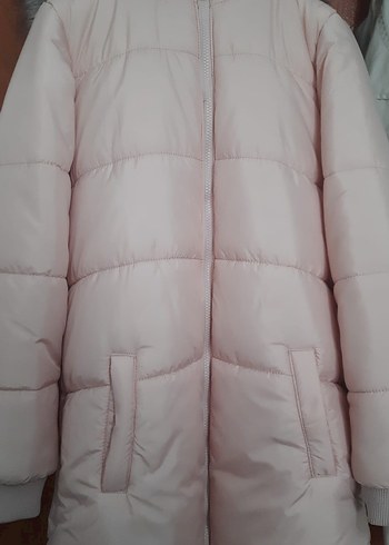 LC Waikiki Pembe Kürklü Çocuk Kışlık Mont Pazarlık Vardır