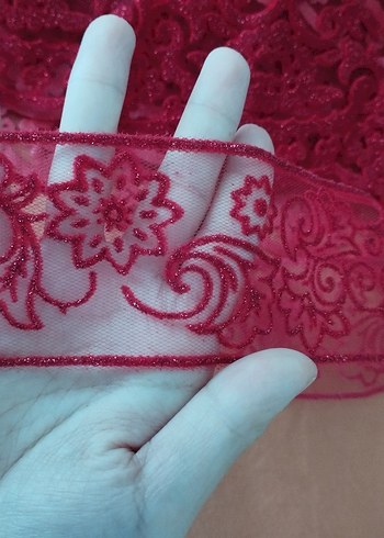 bordo duvak ve kuşak - Görsel 2