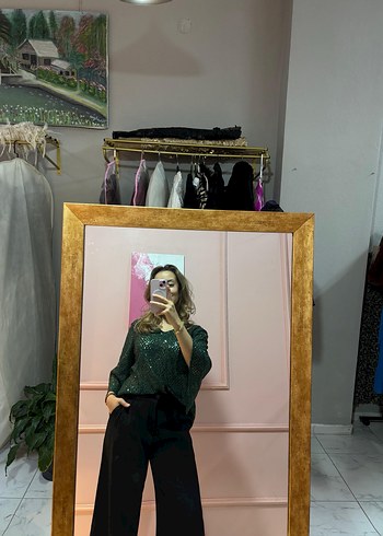 Zara Kadın Uzun Kollu Yüksek Yakalı Ofis Elbisesi - Görsel 5