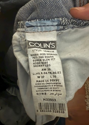 Kadın Lacivert Slim Fit Midi Kot Pantolon - Görsel 5