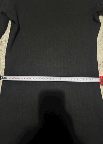 Kürklü Siyah Uzun Kollu Uzun Elbise - Görsel 9