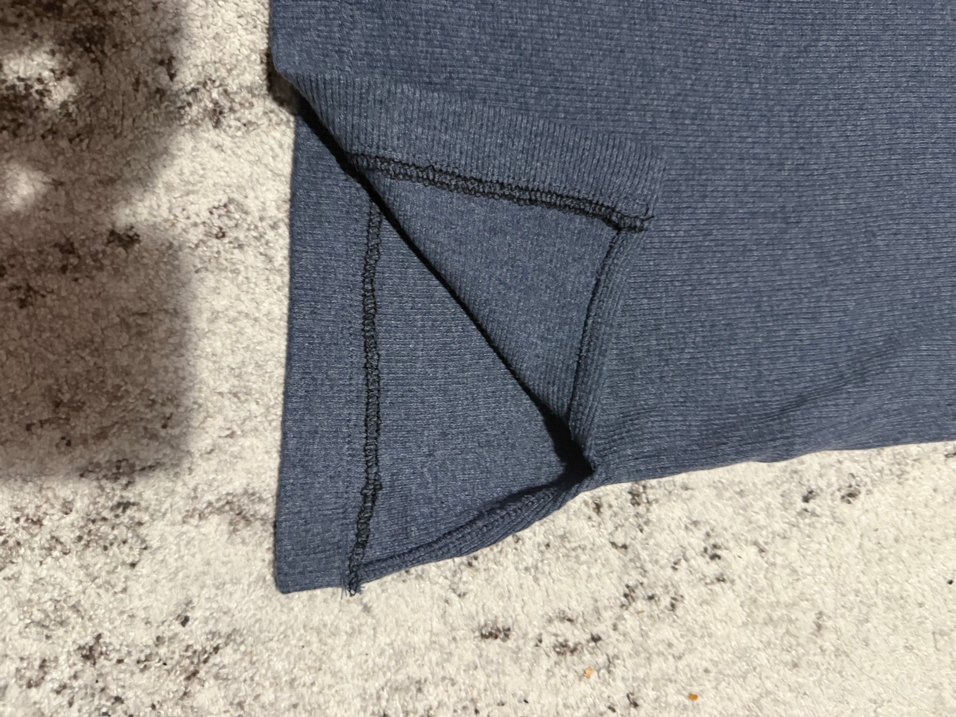 Fitilli midi örme  Uzun Kollu Yüksek Yakalı İnce Elbise - Görsel 5