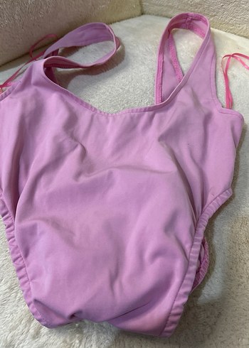 Pembe Strappy Kadın Mayo