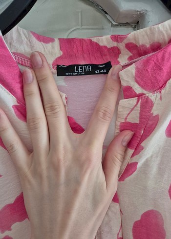 Pembe Bohem Uzun Elbise - Görsel 3