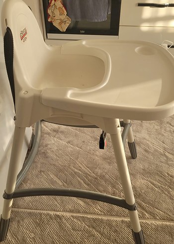 Diğer Pilsan Beyaz Gri Bebek Mama Sandalyesi