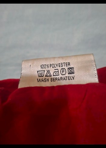 Parlak Kırmızı Fermuarlı  Ceket - Görsel 4