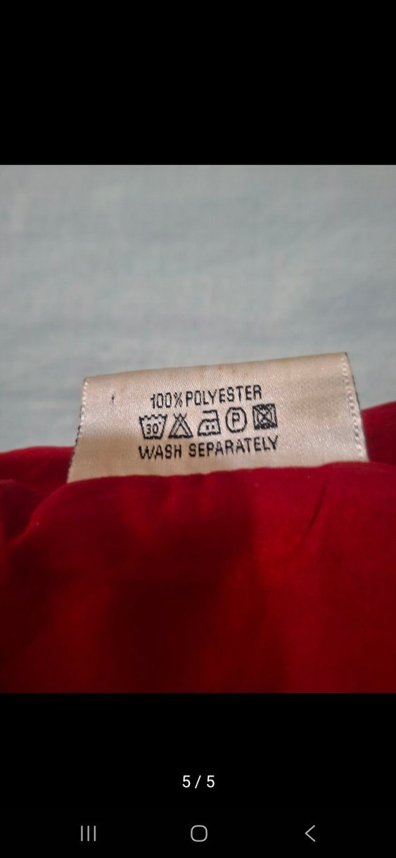 Parlak Kırmızı Fermuarlı  Ceket - Görsel 4