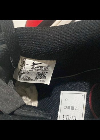 Kırmızı Siyah  Spor Ayakkabı - Görsel 3