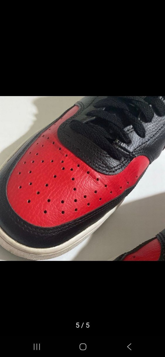 Kırmızı Siyah  Spor Ayakkabı - Görsel 5