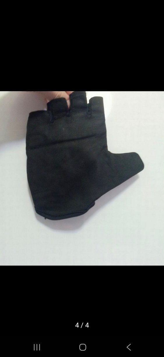 Erkek Siyah Biker Parmaksız Eldiven - Görsel 4