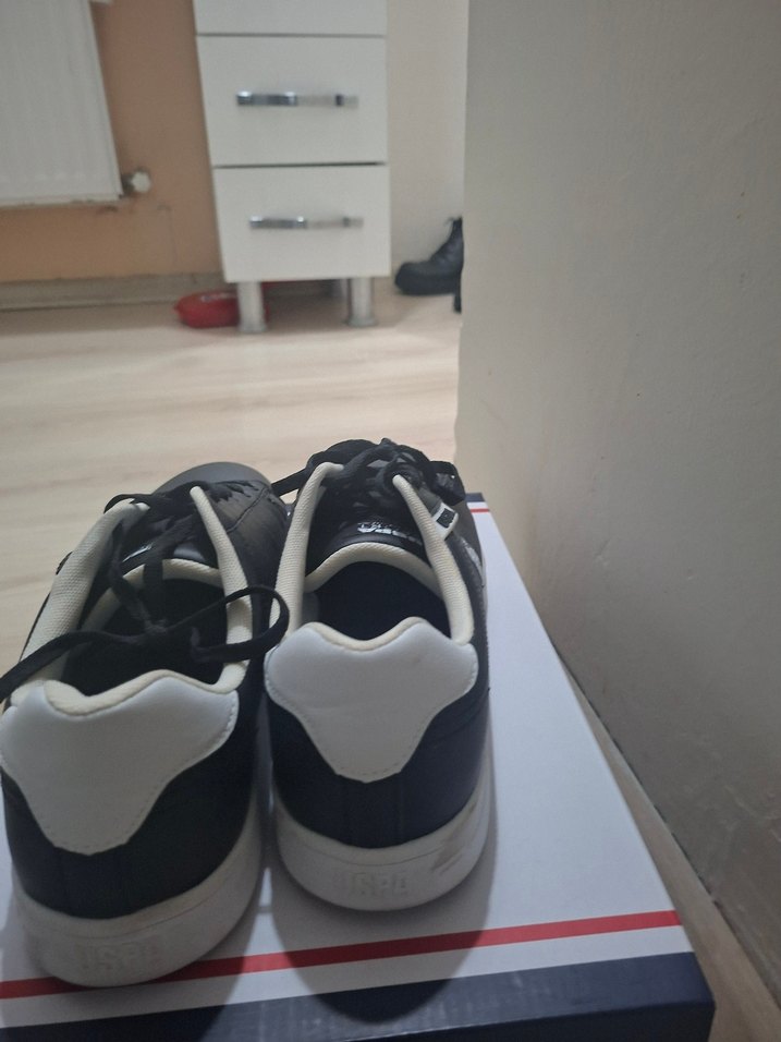 Siyah Bağcıklı erkek Spor Ayakkabı - Görsel 4