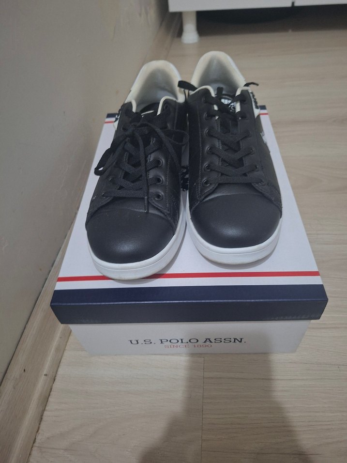 Siyah Bağcıklı erkek Spor Ayakkabı - Görsel 2