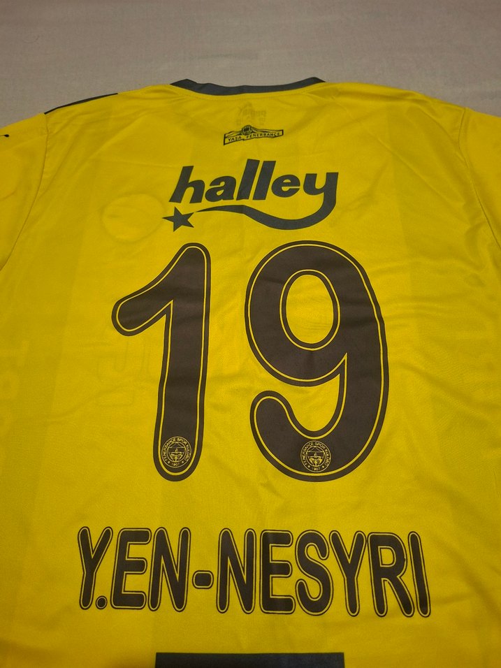 Sarı Gri Kısa Kollu Erkek fenerbahce forması 2024 2025 - Görsel 5