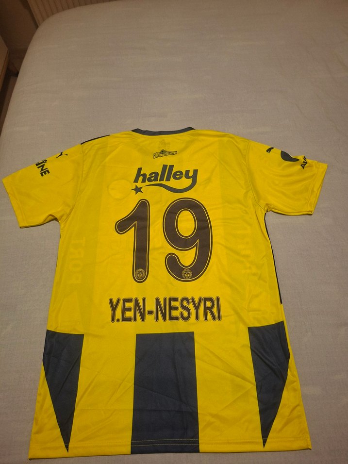 Sarı Gri Kısa Kollu Erkek fenerbahce forması 2024 2025 - Görsel 4