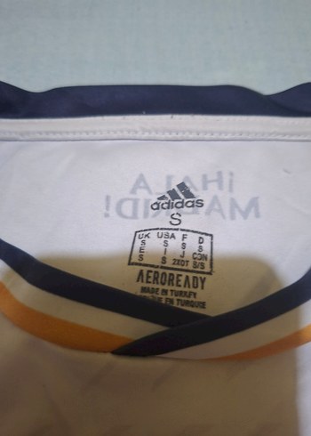 Beyaz Erkek Kısa Kollu real madrid vini jr 7 - Görsel 4