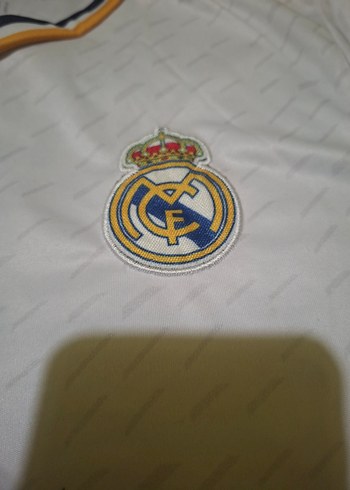 Beyaz Erkek Kısa Kollu real madrid vini jr 7 - Görsel 3