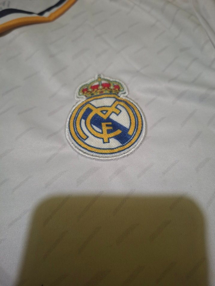 Beyaz Erkek Kısa Kollu real madrid vini jr 7 - Görsel 3