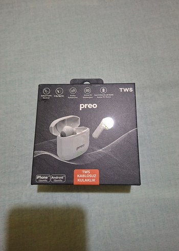 Bej Preo Kablosuz Kulaklık - Görsel 5