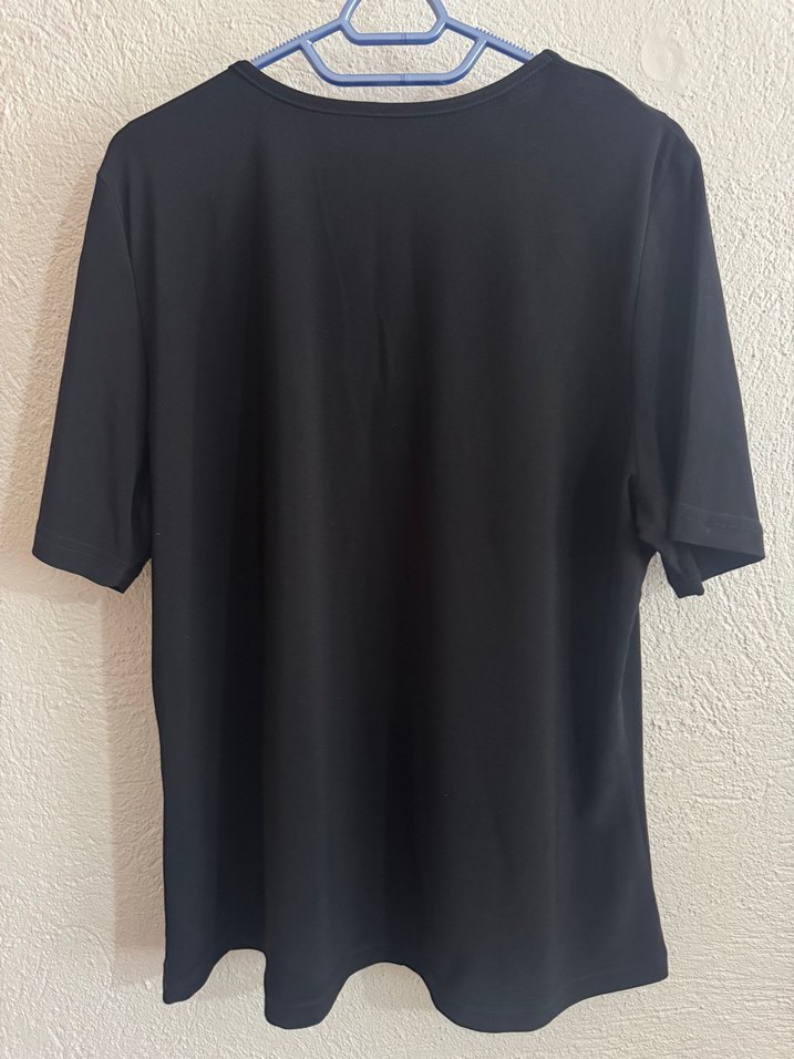 Uzun Kollu Siyah Nakışlı Tunik içli dışlı takım - Görsel 3