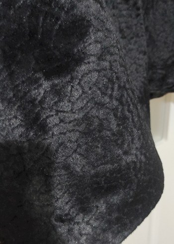 Düğmeli Siyah  Kaban - Görsel 8