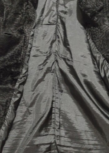 Düğmeli Siyah  Kaban - Görsel 10