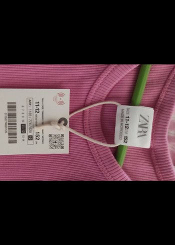 Pembe zara Kolsuz Kız Elbisesi ZARA - Görsel 3