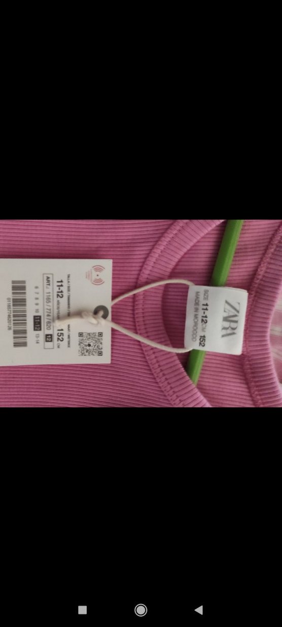 Pembe zara Kolsuz Kız Elbisesi ZARA - Görsel 3