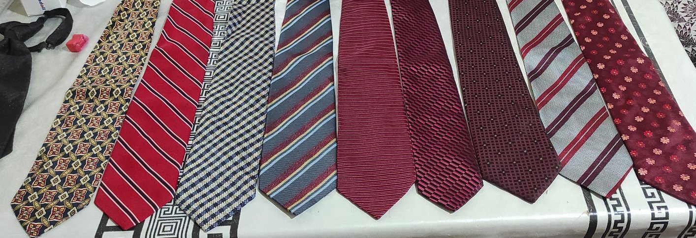 Erkek Çok Renkli İş Kravatları - Görsel 3