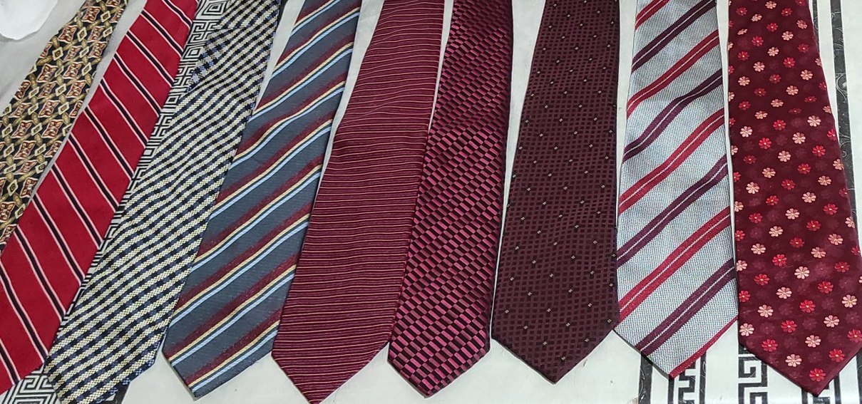 Erkek Çok Renkli İş Kravatları - Görsel 2