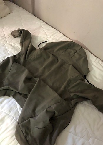 Lumberjack Haki Kapüşonlu Hırka - Görsel 6