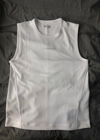 Calvin Klein Tank Top Beyaz Spor Atlet - Görsel 3