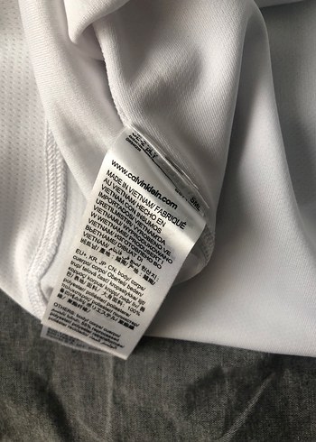 Calvin Klein Tank Top Beyaz Spor Atlet - Görsel 7