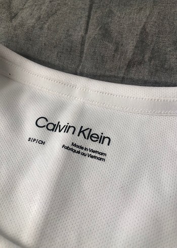 Calvin Klein Tank Top Beyaz Spor Atlet - Görsel 4